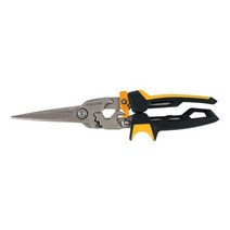 Fiskars Pro PowerGear HVAC 공구 시머 오렌지 289772, Aviation Snips Bulldog