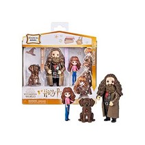 Wizarding World 해리 포터 - 헤르미온느 그레인저와 루베우스 해그리드가 포함된 프렌즈 플레이 세트 소장용 피규어, 헤르미온느/해그리드/캐치