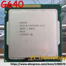 리퍼 CPU 오리지널 인텔 펜티엄 G640 2.8GHz CPU 3M LGA1155 65W 데스크탑 듀얼 코어 1 일 이내, 한개옵션0