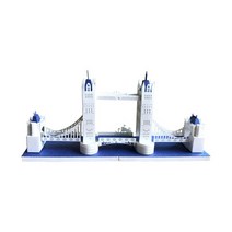 퍼즐피플 3D종이/우드락 입체모형퍼즐, 타워브릿지 3D 종이 입체퍼즐, 45p
