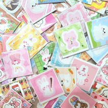 [야월따룽 스토어] 무중복 랜덤 도무송 다꾸 스티커 2배 랜덤박스 (160장!!)+예쁜 수봉 10장