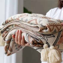 보헤미안 에스닉 테슬 블랭킷, 단품