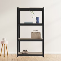 베란다선반 팬트리장 철제수납장 4단 1000 x 300 x 1800, 화이트