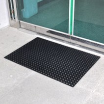 써클 생고무 현관매트 60x90cm 바닥매트 발판매트 업소용매트 미끄럼방지매트, 그린