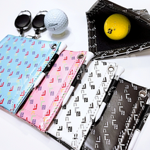 캐디나라 골프타월 골프릴 골프공 타올 수건, 1.핑크-캐디나라 골프타월