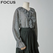 잔꽃프릴블라우스/ FF1H9BL8121