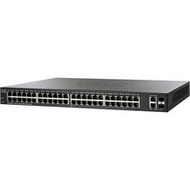 Cisco SG220-50P 스마트 스위치 50기가비트 이더넷(GbE) 포트 2기가비트 이더넷 콤보 375W PoE 제한 수명 보호(SG220-50P-K9-NA), 50-port / PoE+/ 375W / 2xUplin