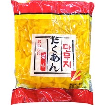 하나단무지 슬라이스 1kg 1개