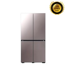 삼성전자 인증점 삼성 비스포크 1등급 냉장고 RF85B9001T1 브라우니시실버