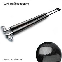 자동차 수리 보닛 후드 가스 쇼크 리프트 스트럿 바 현대 악센트 솔라리스 베르나 용 지지대 2010 2011 2012 2013 2014 2015 2016, 카본 블랙