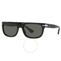 정품/Persol Green Polar Rectangular Mens Sunglasses/PO3271S 95/58 55