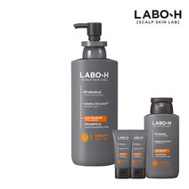 라보에이치 탈모증상완화 샴푸 댄드러프클리닉 400ml +125ml +50ml*2, 01 지성트러블비듬 400ml