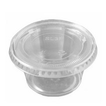 PH 투명소스통 + 뚜껑 6cm x 3cm, 25개입, 1개