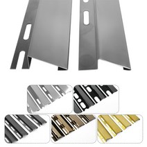 경사 코너비트 벽 모서리 몰딩 마감재 타일 코너비드 쫄대 재료분리대 F TYPE 2.4m, 12mm, 헤어라인, 경사 코너비드 실버