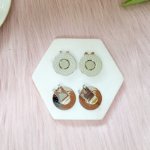 [뽀찌버디나비] 큐빅 모자 볼마크 4종 골프선물세트 캐디용품 골프악세사리, 자석클립 1개