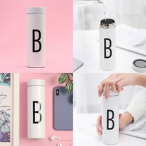 오늘의 이니셜 B 보온병 280ML 등산물통 보냉병 스포츠텀블러