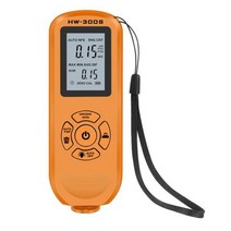 두께 측정기 게이지 페인트 도막 코팅 자동차 필름 디지털 측정 도구, Orange 01