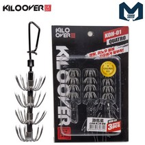 피싱메카 키로오버 스위블 에기훅 팜팜 KOH-01 메탈지그 에기바늘 어시스트바늘