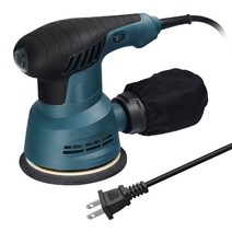 샌딩기 샌더 전동 사포 수동 미니 원형 벨트 샌드페이퍼 빼빠 300w 전기 편심 5 인치 125mm 샌딩 플레이트 전기 더스트 박스 6 속도 조절 자동차 연마 기계, 6-빨간색