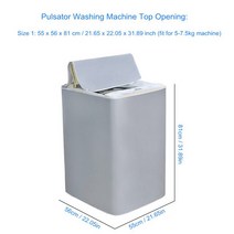 자동 Pulsator 롤러 와셔 들어 갔어 세탁기 방수 커버 건조기 폴리 에스터 방진, [01] Top Opening Size 1, 01 Top Opening Size 1