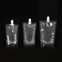 투명 음료 캡파우치 음료팩 주스팩 액상 스파우트 3파우치 음료팩-300ML, 본상품선택