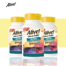 얼라이브 종합비타민 원스데일리 포맨 멀티비타민 미네랄 60정 2개월분, 얼라이브 원스데일리 포맨 60정 （총1박스）