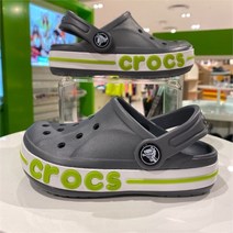 [크록스(아울렛)] 크록스 NC15 바야밴드 클로그 키즈 그레이 205100-025