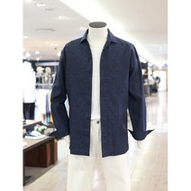 [이지오] 21 S/S 네이비 린넨혼방 캐주얼 셔츠 LED3SCL011 (P00141489