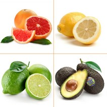 자연미가 생과일 4종 (아보카도 레몬 자몽 라임) 1.5~1kg, 1box, 선택3. 레몬 초이스 1kg(9입내외)