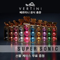 [공식총판] 베르티니 2피스 3피스 골프공 선물 세트 슈퍼소닉 클래식 컬러골프공 동호회선물, 3개입, 핫핑크