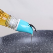 기름병 노즐 양념병 굴소스 간장 식용유 뚜껑 마개, 1개, 블루