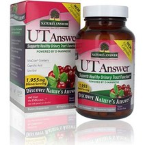 Natures Answer UT Answer with D-Mannose 90-Count Promotes Urinary Tract Health Bladder Support, One Color, One Size