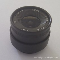 카메라렌즈 호환 컨버터 카메라용품F1.2 4mm 1/3 인치 CS 마운트 IR CCTV 카메라 렌즈 고정, 한개옵션0