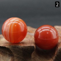 천연원석 수정구슬 홈 인테리어 천연 수석 자수정 호안석 흑요석 1pc 크리스탈 볼 18mm 장미 석영 돌 비 다공성 장식 reiki 치유 명상 장식품 컬렉션, 붉은 마노-18mm