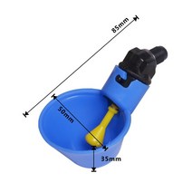 축사 닭 자동 급수기 자동급수장치 1510Pcs 치킨 Waterer 그릇 버드 물 피더 술꾼 워터 컵 뒷마당 가금류
