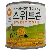 콘치즈 샐러드 싱싱 옥수수콘 통조림 술안주 제과제빵 옥수수알갱이 맛나는 피자요리 식품 캔 옥수수스프, 1개