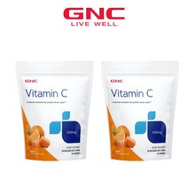 2병구성 GNC 비타민 C 500 mg 오렌지 60 소프트츄 아스코르브산