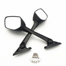 xmax카본 유니버설 수정 오토바이 r25 nmax 백미러 탄소 사이드 백 미러 nmax155 nmax xmax250 300 pcx125 r25, 짧은 거울