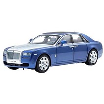 KYOSHO 쿄쇼 KS08802MBS 롤스로이스 고스트 메트로폴리탄블루/실버 [1/18 스케일 미니카], 단일