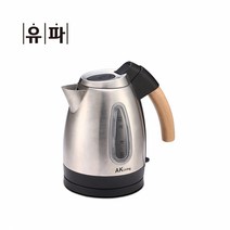나무손잡이 대용량 스텐레스 전기포트 1.7L, 단품