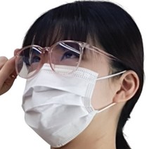 분홍 가벼운 뿔테 잠자리 안경 대두 블루라이트 차단 안경태 요즘유행하는 빅 사이즈 오버 큰 다각형 패션