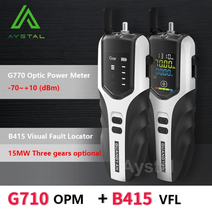 [해외]2 in 1 새로운 미니 광 전력 측정기 시각적 오류 로케이터 10MW15KM 네트워크 케이블 테스트 광섬유 레이저 펜 테스터 VFL, G710 및 B415