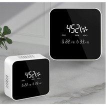 공기질측정기 유해공기 측정기 이산화탄소 일산화탄소 포름알데히드 습도 온도 에어측정기 보노에어, 1개