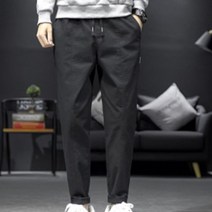 20대 30대 데일리 봄 가을 룩 패션 바지 편한밴딩10대청 쇼핑몰 남성청 남자블랙데님 청-735056NH