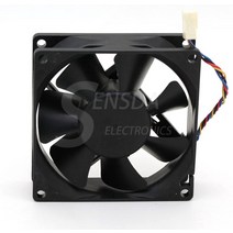 케이스 쿨러 쿨링팬 델타 AUC0812D 8cm 80mm 12V 0.7A 4 핀 pwm Dell P/N TJ5T2-A00 서버 인버터 케이스 송, 한개옵션0