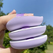 빅사이즈 마시멜로 물방울 퍼프 10개입 에어 건습 겸용 쿠션 스펀지 퍼프, 04. XL 두께 4mm 플라스틱박스포장 10개, 02. 피부색