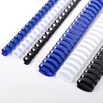 쭈bapha_현대오피스 플라스틱링 6mm1BOX-100개(25매이내제본) 노트 와이어링 책제본 제본기 제본링 용링 소모품 책철♥LtMS, ♥LtMS검정