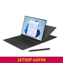 2021 LG 그램 360 16, 옵시디안 블랙, 16T90P-GAF6K, 코어i5 11세대, 256GB, 16GB, WIN11 Home