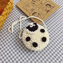 양모양가방 원형 크로스백 diy 소재백 핸드메이드 퀼팅백 선물 완제품 여자친구
