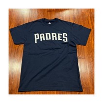 마제스틱 남성 샌디에이고 파드레스 네이비 저지 셔츠 미디엄 M 야구 MLB